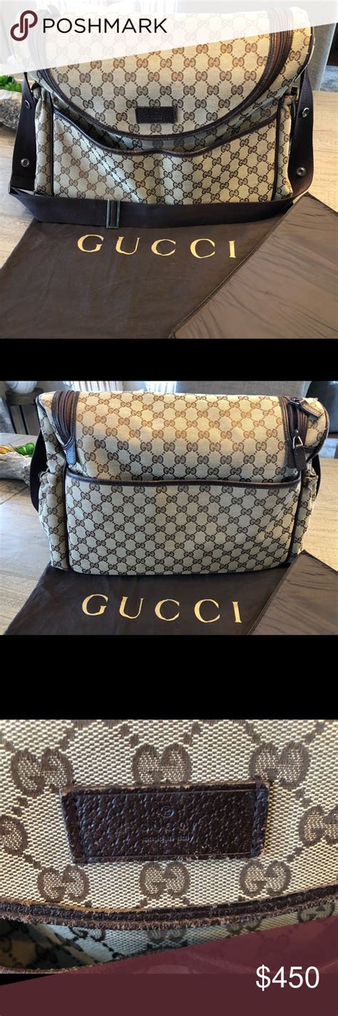 authentic gucci diaper bag sale|disposable bags for dirty diapers.